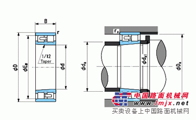 NTNUKP216+H2316轴承图纸