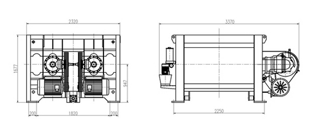 方圆FJS2000双螺带搅拌机受市场追捧