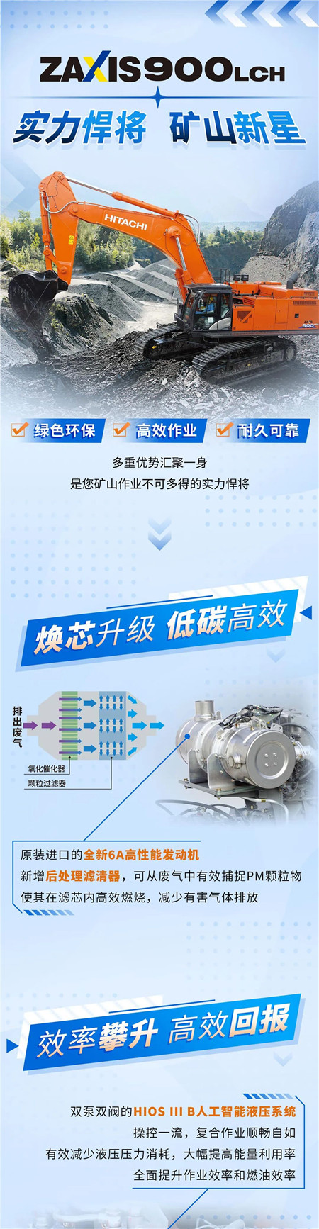 日立建机：ZX900LCH-6A｜实力悍将，大有作为